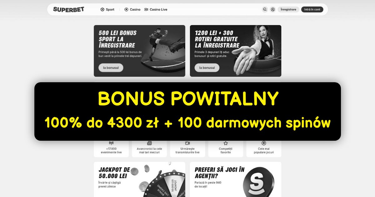 Casino Superbet - Najlepsze Sloty Online i Bonusy w Polsce