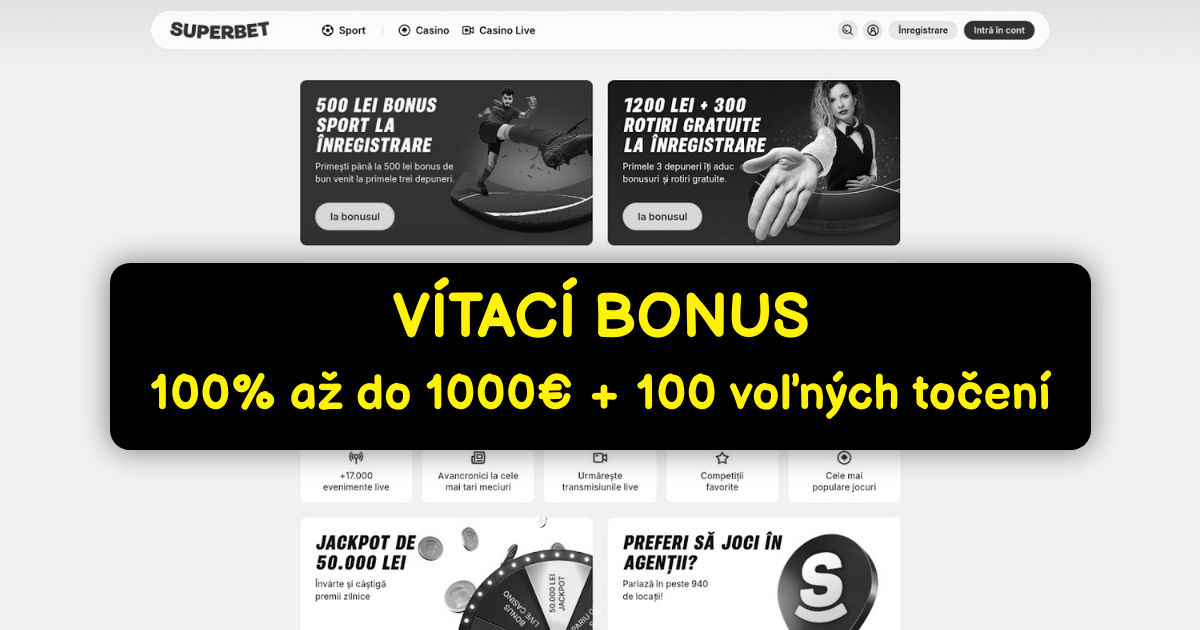 Casino Superbet - Najlepšie Automaty & Bonusy na Slovensku