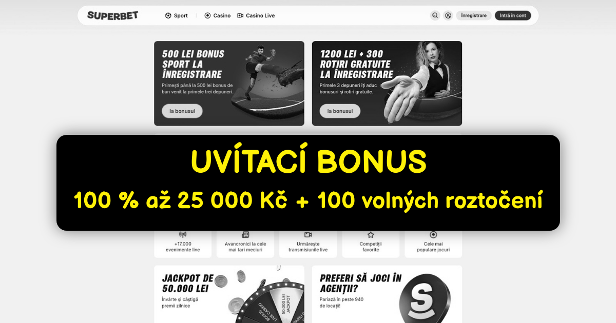 Casino Superbet - Nejlepší online automaty a bonusy v Česku